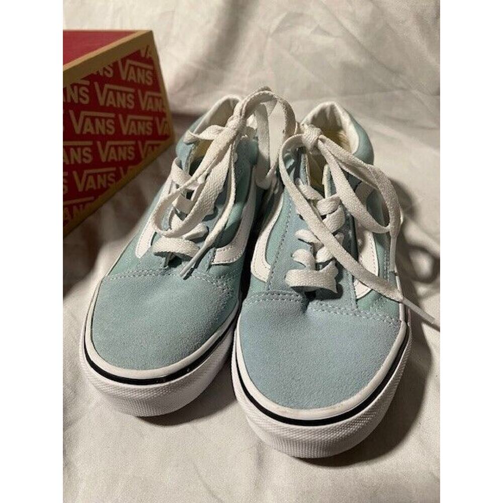 VANS Youth Skater Shoes Sneakers Youth Kids 2 Old Skool Skateboard Athletic NEW - Picture 6 of 11
